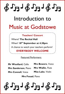 Teachers to perform in concert